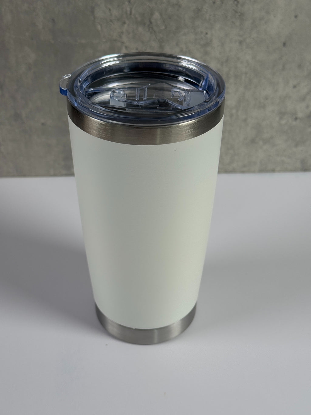 ☕ Thermobecher aus Edelstahl – stilvoll weiss Gross