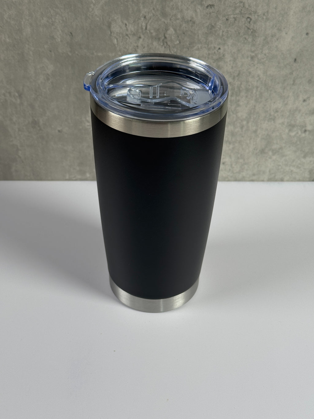 ☕ Thermobecher aus Edelstahl – stilvoll - Schwarz Gross