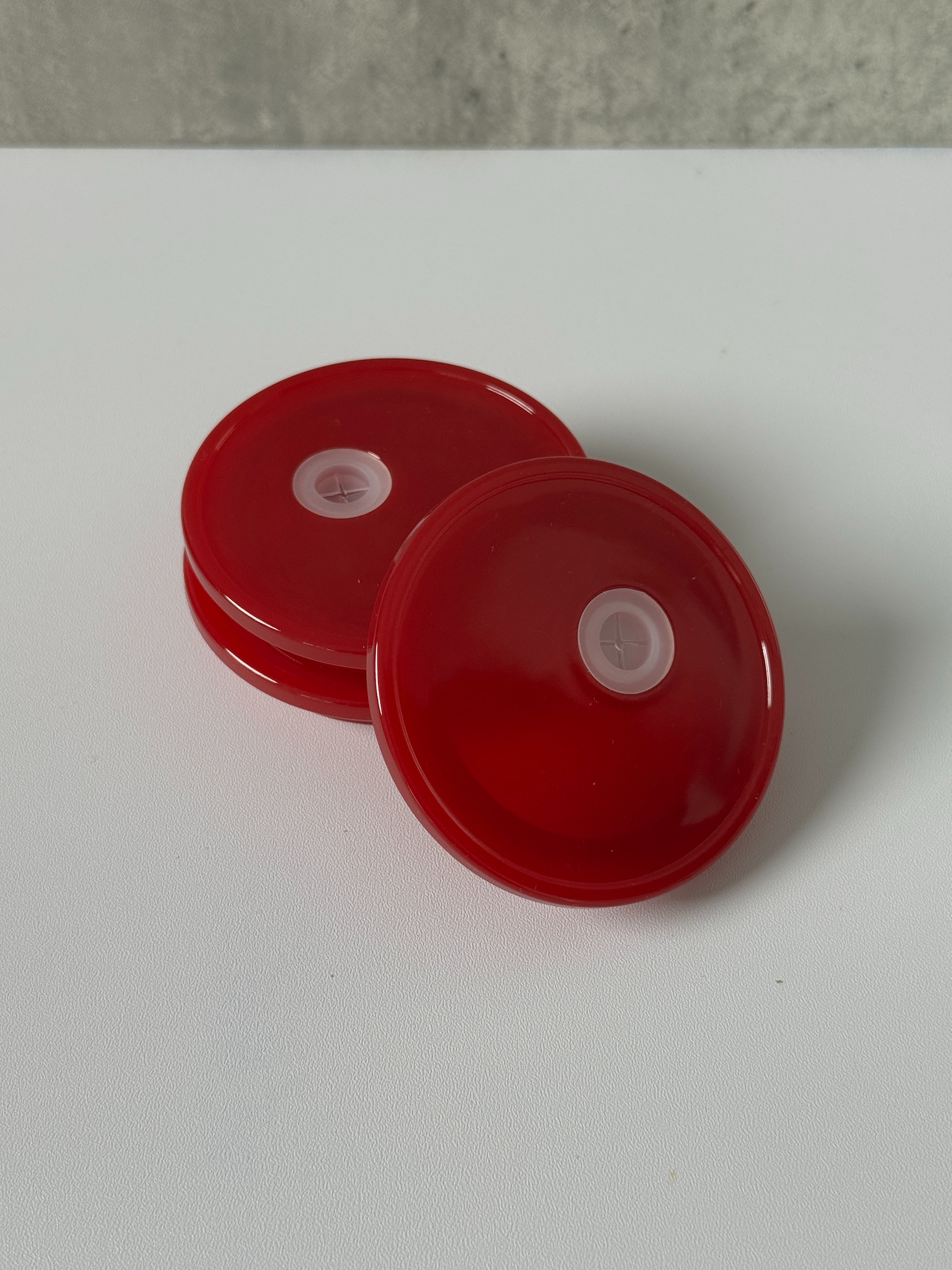 Kuststoff Deckel -weinrot