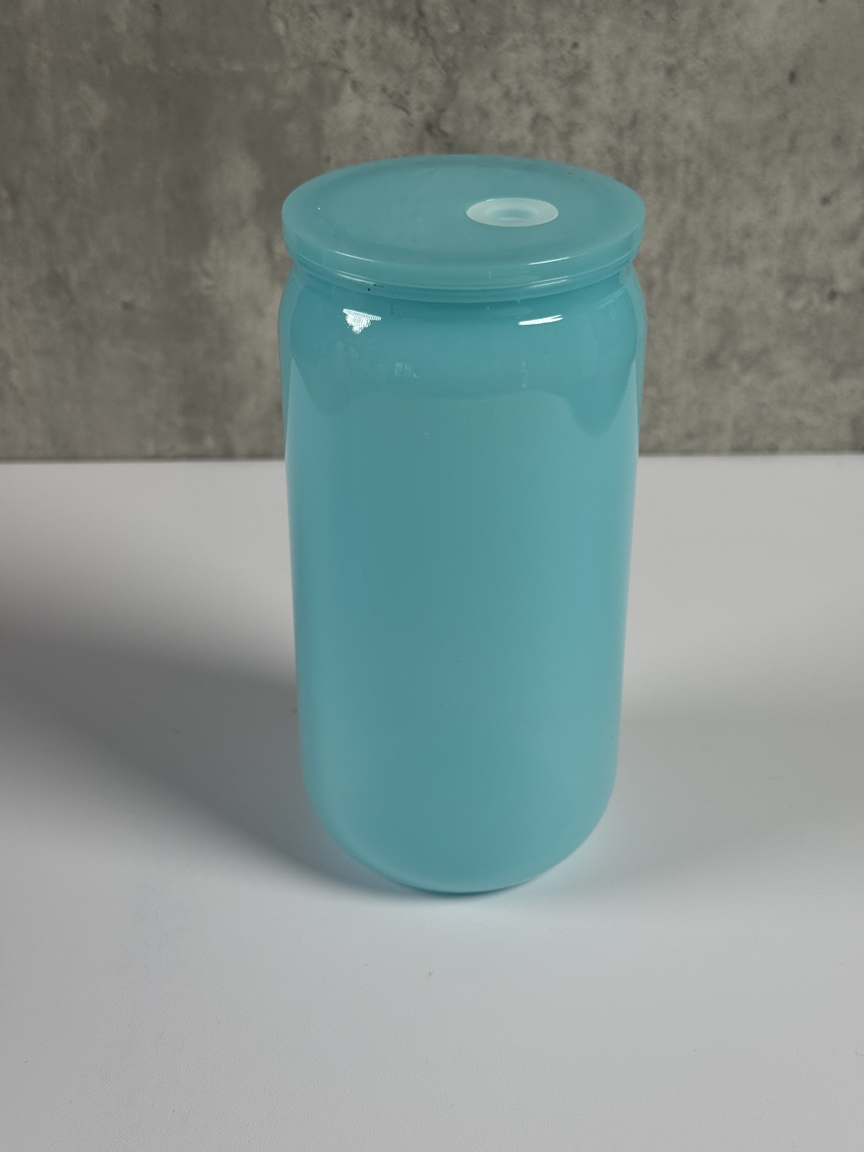 Plastik Becher blau /türkis 16oz Limitiert