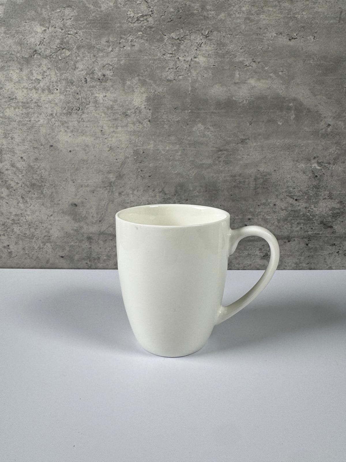 Keramiktasse- cremeweiß